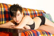 On sofa