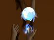 Hand and Luminous globe
