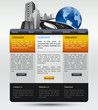 web design vector template