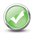 Stylish button, vector illustration.