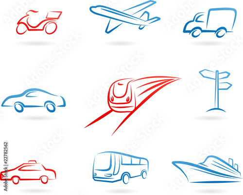 Vektor: Transportation & telecom - 4 Transportation & telecom - 4