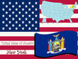 new york state illustration