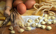 Foto: Pasta fresca, all'uovo, orecchiette, lasagne, strozzapreti Pasta fresca, all'uovo, orecchiette, lasagne, strozzapreti