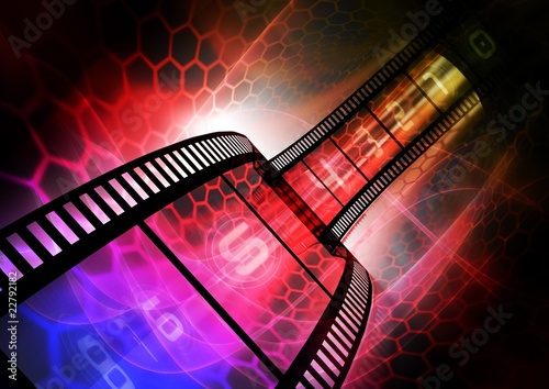 Illustration: Colorful photography background Colorful photography background