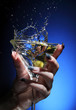 Splashing martini