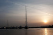 Yachts in marina