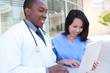 Diverse Medical Team at Hospital