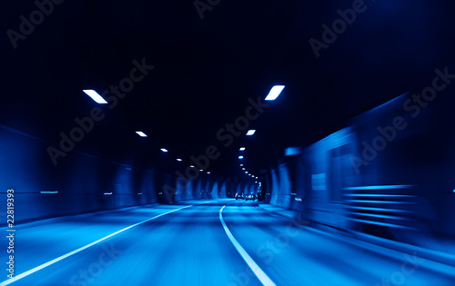 Photo: highway tunnel highway tunnel
