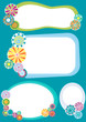 etiquetas con flores etiquetas con flores