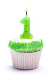 First birthday cupcake
