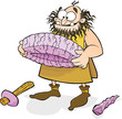 Caveman Invents the wheel Caveman Invents the wheel