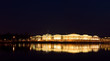 Senate and Synod building at night
