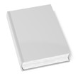 Gray book isolated on white Gray book isolated on white