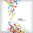 Abstract background with tunes. Abstract background with tunes.