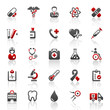 red medecine icons - set 8