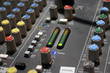 Photo: Sound mixer close up view. Sound mixer close up view.