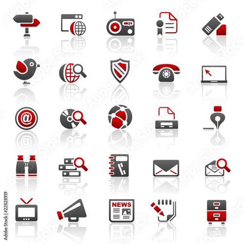 rot communication icons - set 7
