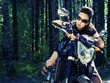 Woman on motor cycle