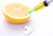 Genetically modified fruits, genetically modified food concept