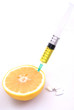Genetically modified fruits, genetically modified food concept