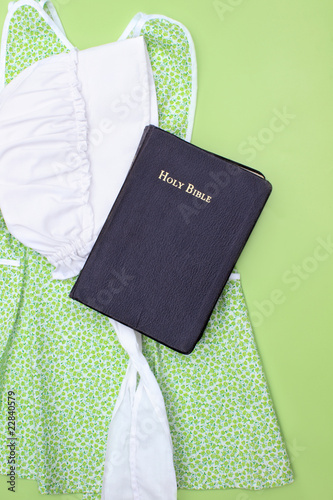 Photo: Amish Clothing and Bible Amish Clothing and Bible