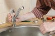 Kitchen tap installation