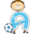Alphabet Football lettre A Alphabet Football lettre A