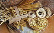 Mix di pata cruda nel cesto - orizzontale