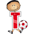 Alphabet Football lettre T Alphabet Football lettre T