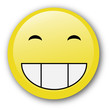 Laughing smile