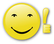 Approving smile