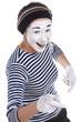 Street mime.