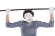 Street mime.
