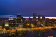 Pittsburgh, Pennsylvania at dawn viewed from Mount Washington