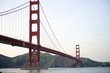 Golden Gate Bridge low angle perspective