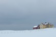 Remote house in coastal landscape, Flakstad, Flakstadoya,  Loftofen, Norway