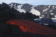 Molten lava flows from Mount Etna in Sicily, Val de Bove