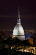 Mole Antonelliana di notte, Torino (Piemonte), Italia