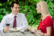 Couple Having Meal