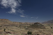 Old hystorical fort in mountain of Morocco