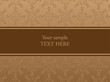 brown background of vegetative ornament with space for text brown background of vegetative ornament with space for text