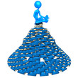 Meditating On A Pile Of Books