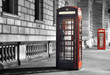 Foto: cabines de téléphone la nuit cabines de téléphone la nuit