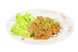 Fried liver of a rabbit