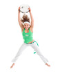 capoeira dancer posing capoeira dancer posing