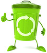 Poubelle verte
