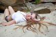 Cute girl in summer style Cute girl in summer style