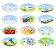 Travel icon set