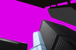 Skyscrapers on purple background Skyscrapers on purple background