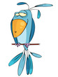 Vektor: Blue bird Blue bird
